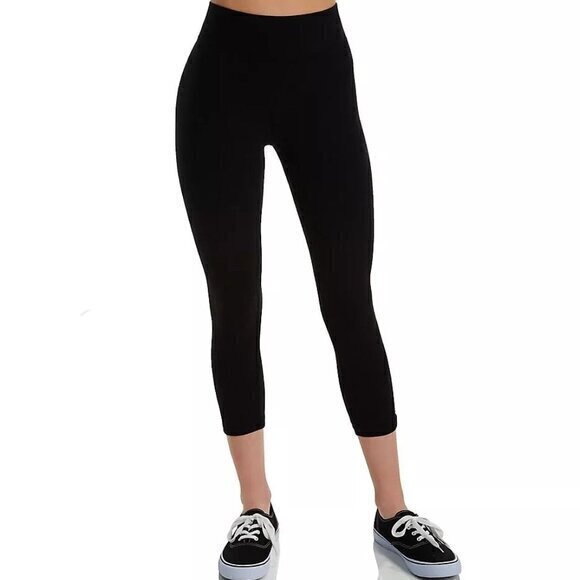 "NWT"HUE U16667 Black Styletech Technology Infused Cool Temp Ponte Knit Capris-S - Picture 1 of 11